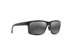 Maui Jim POKOWAI ARCH Férfi, Női Fekete Napszemüveg MJ 439 2M