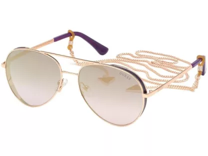 Guess Női Arany Napszemüveg GU 7607 28X